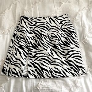 zebra miniskirt